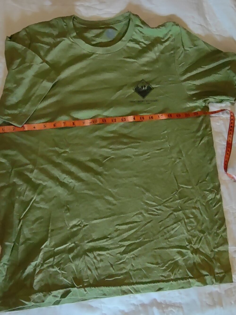 GREAT SMOKY MOUNTAINS NATIONAL PARK T-shirt Men's XL Green Hikers Graphic